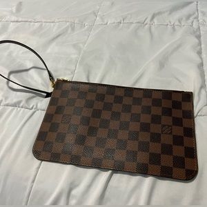 LOUIS VUITTON DAMIER EBENE NEVERFULL POUCH MM